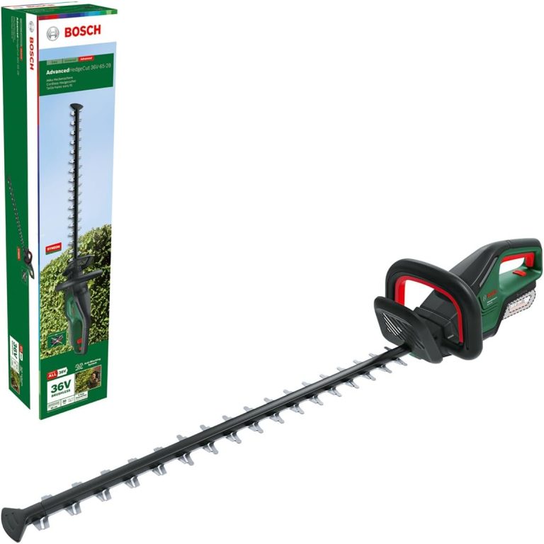Bosch Taille-Haies sans Fil AdvancedHedgeCut 36V-65-28, moteur sans charbon, longueur de lame 65 cm