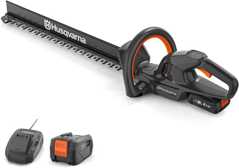 Taille-haie électrique Husqvarna Aspire H50-P4A, batterie 18V et chargeur inclus, lame 50 cm
